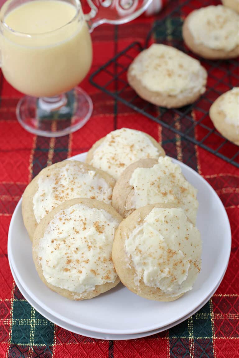 food, with Eggnog Cookies