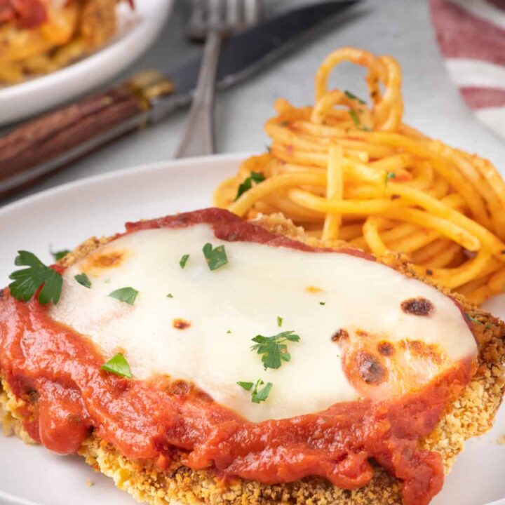 food, with Air Fryer Chicken Parmesan