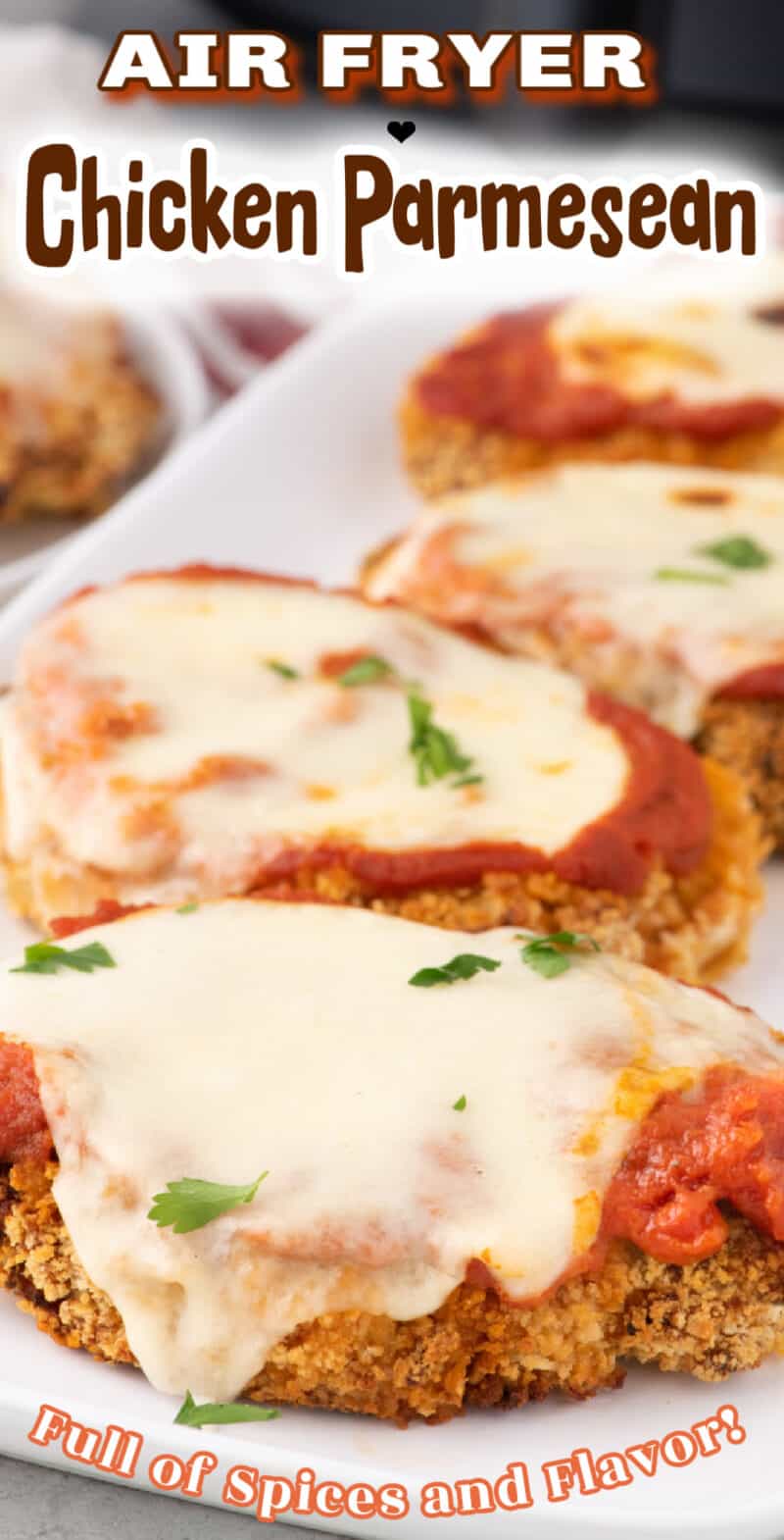 food, with Air Fryer Chicken Parmesan