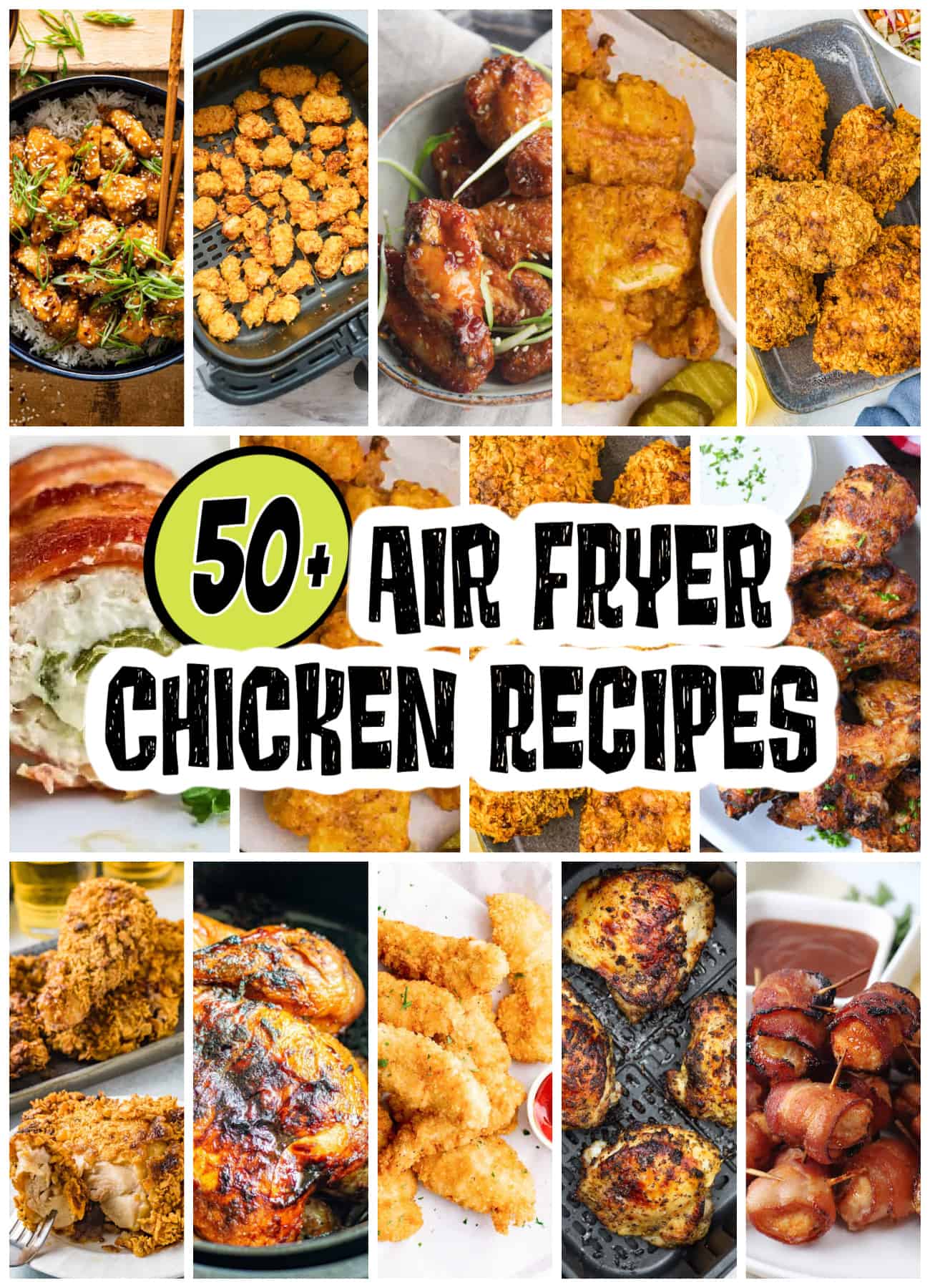 50+ Best Air Fryer Chicken Recipes