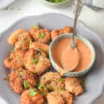 food, with Bang Bang Shrimp and bang bang sauce