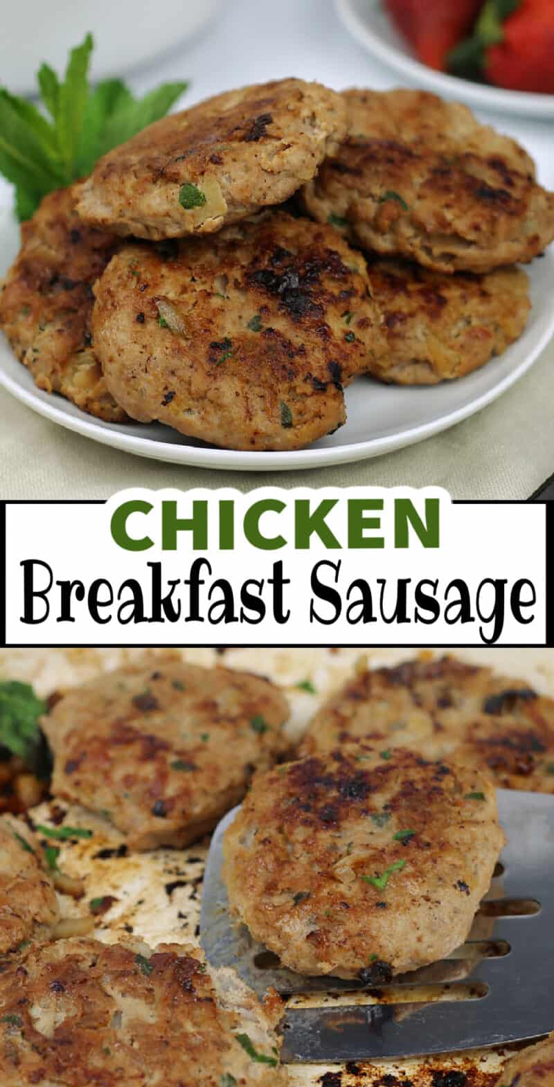 food, with Chicken Breakfast Sausage