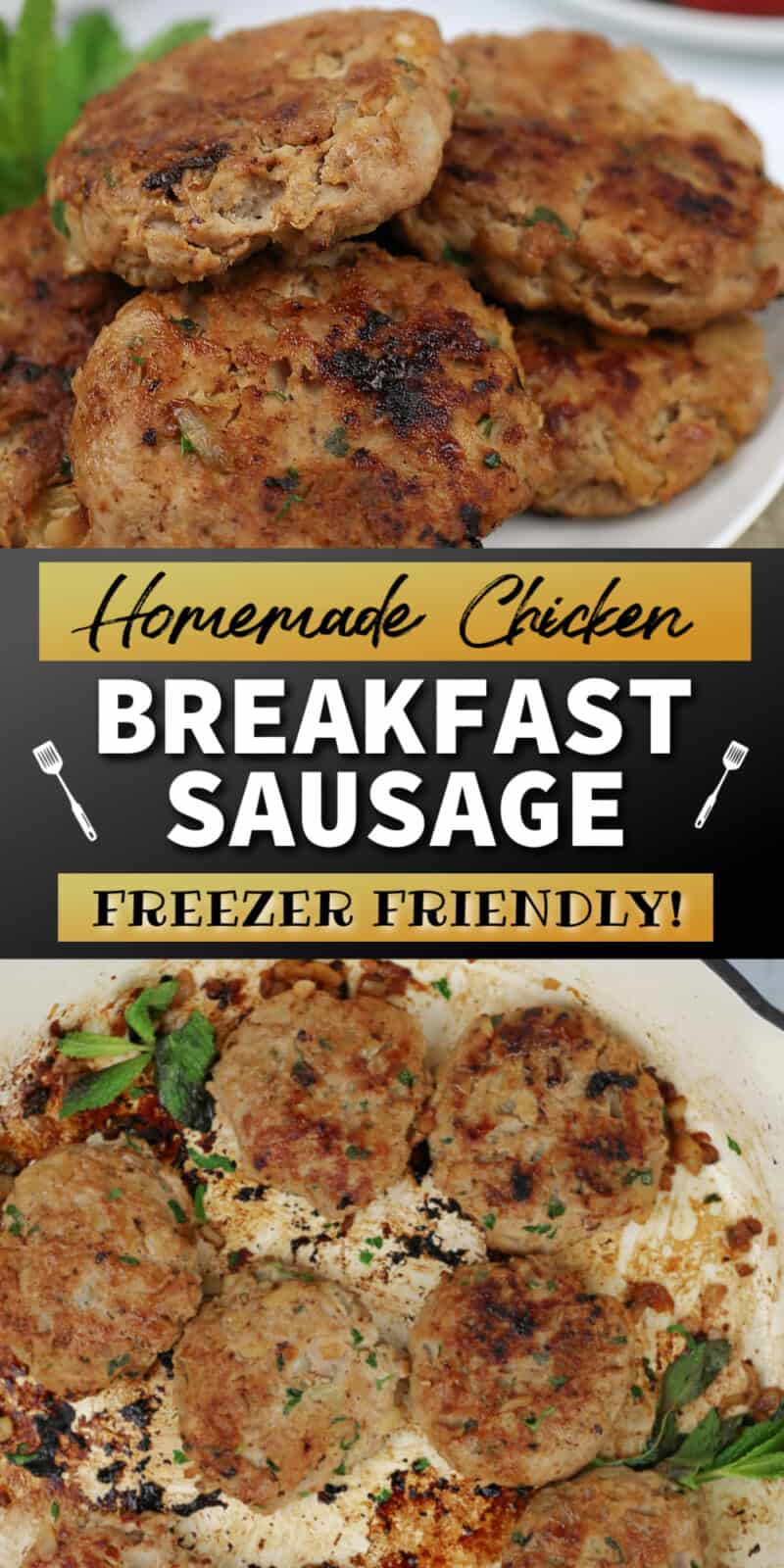 food, with Chicken Breakfast Sausage