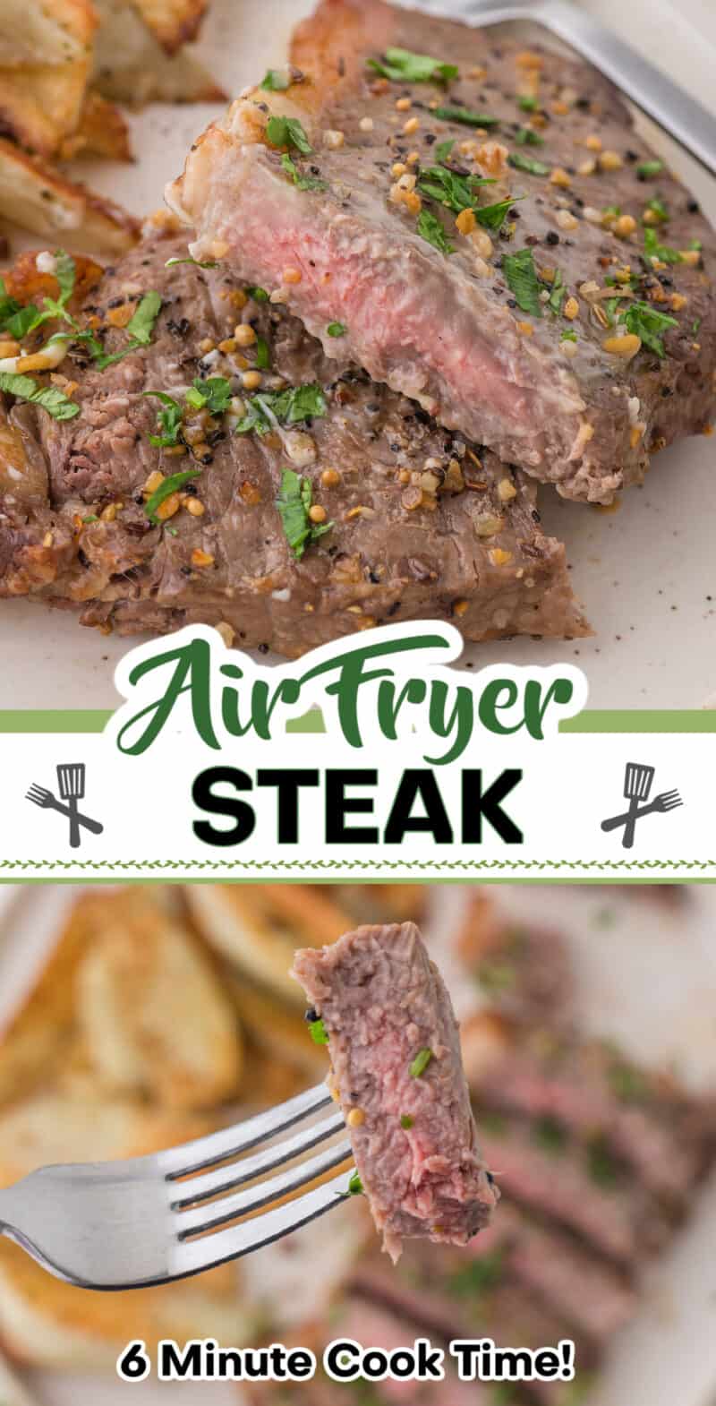 food, with Air Fryer Steak