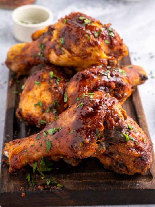 Oven Baked BBQ Chicken Drumsticks - Soulfully Made