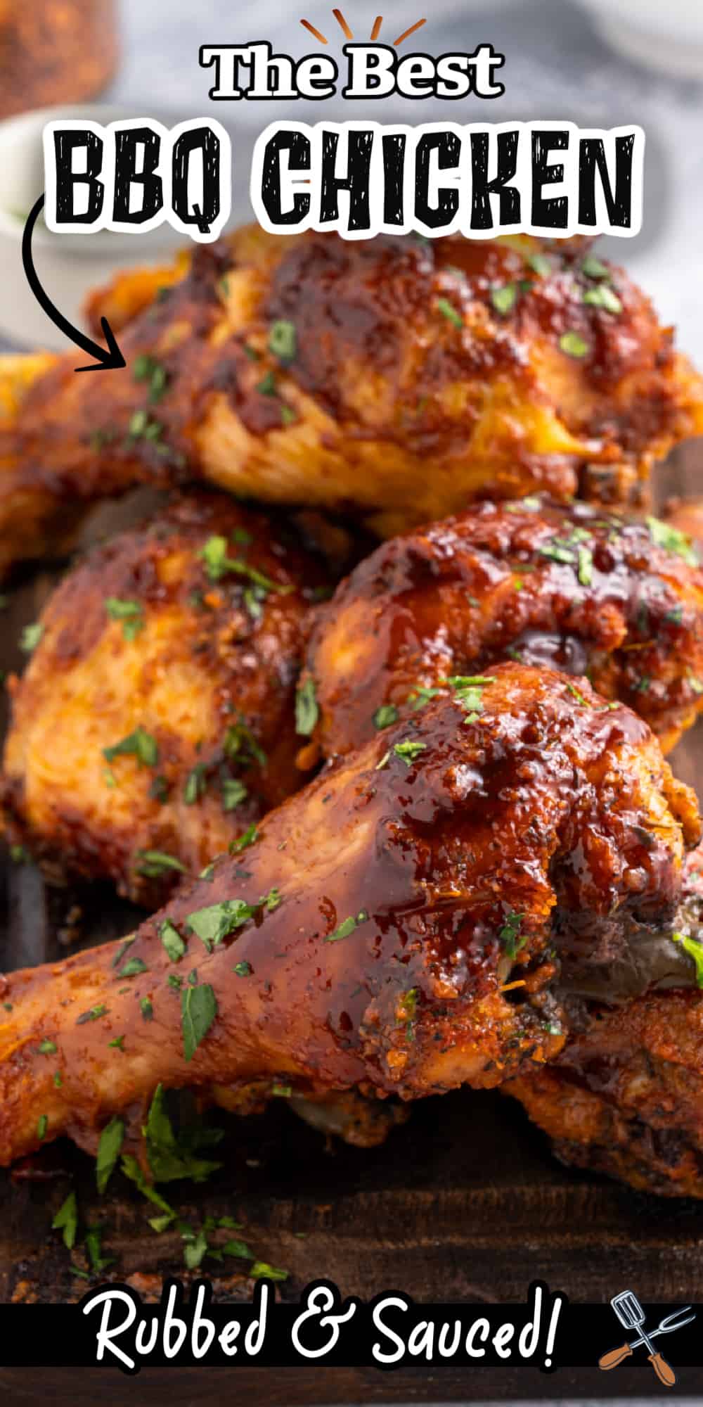 Easy Baked BBQ Chicken Legs Recipe - My Organized Chaos