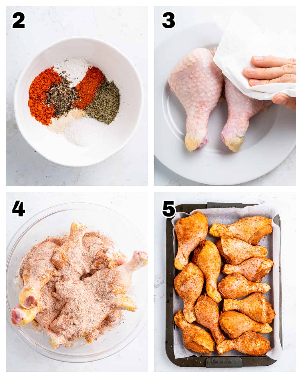 food, with Baked BBQ Chicken Legs