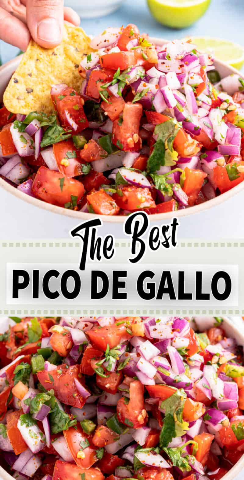 food, with Pico de Gallo