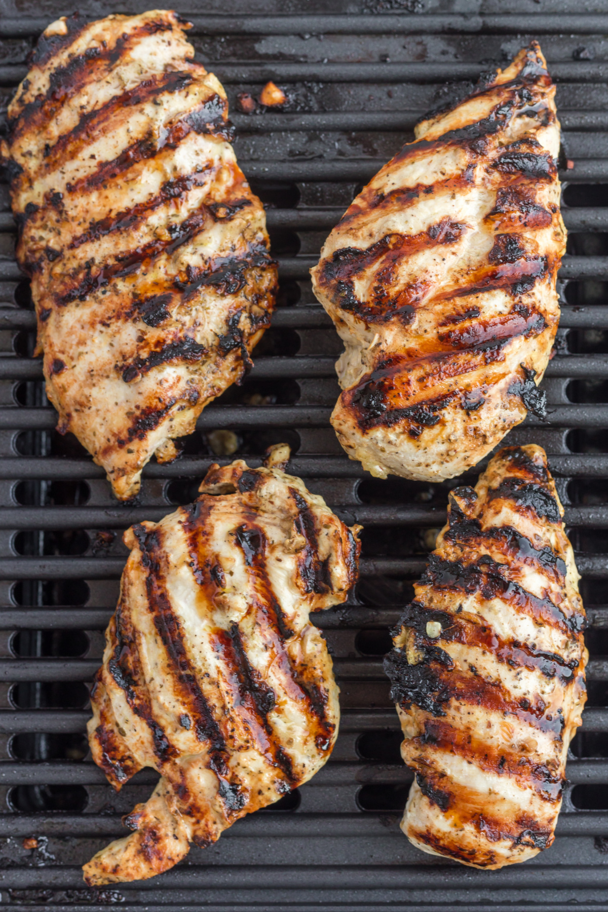food on the barbecue, with Grilled Greek Chicken
