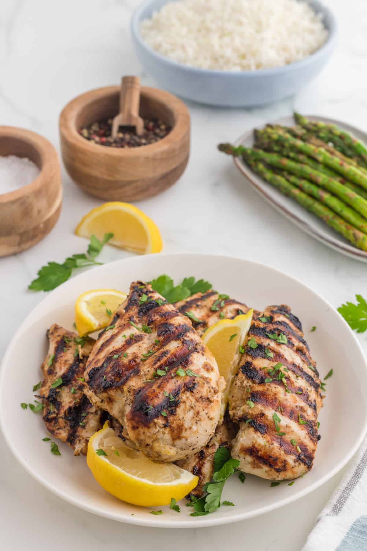 food, with Grilled Greek Chicken