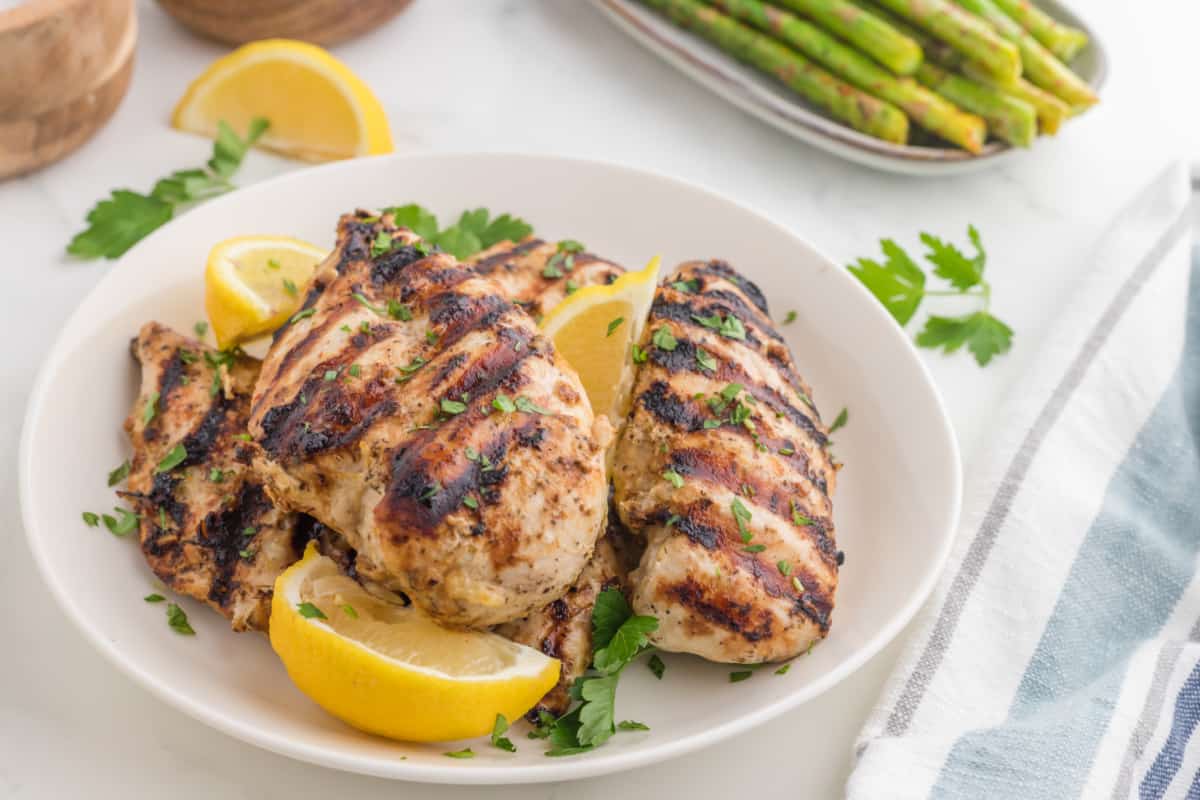 food, with Grilled Greek Chicken