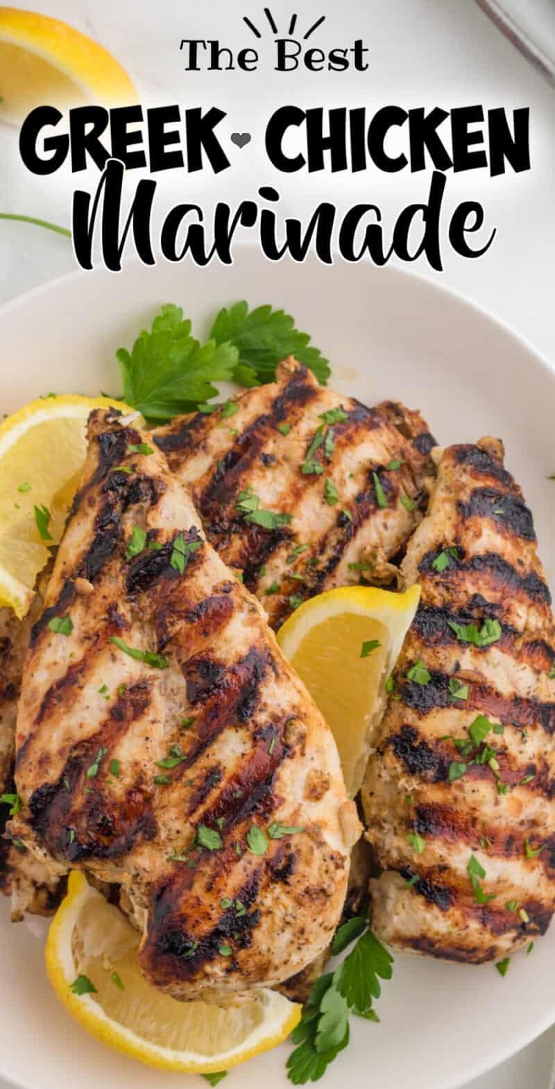 food, with Grilled Greek Chicken