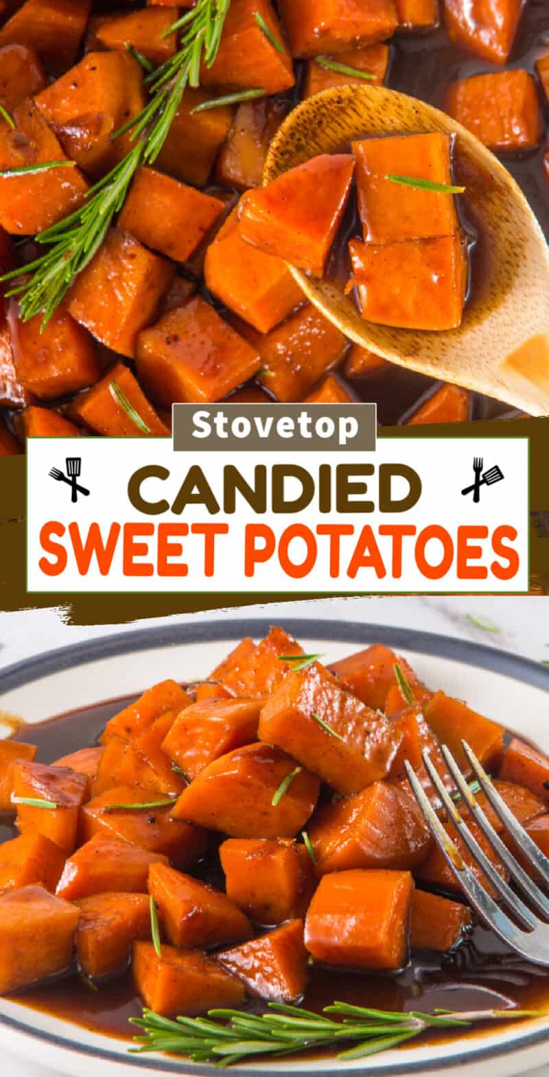 food, with Stovetop Candied Sweet Potatoes