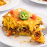 food, with Mexican Cornbread Casserole
