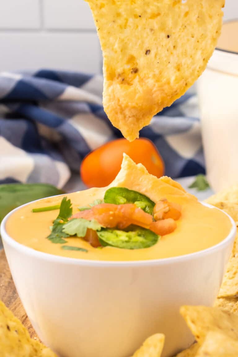 food, with Queso Dip