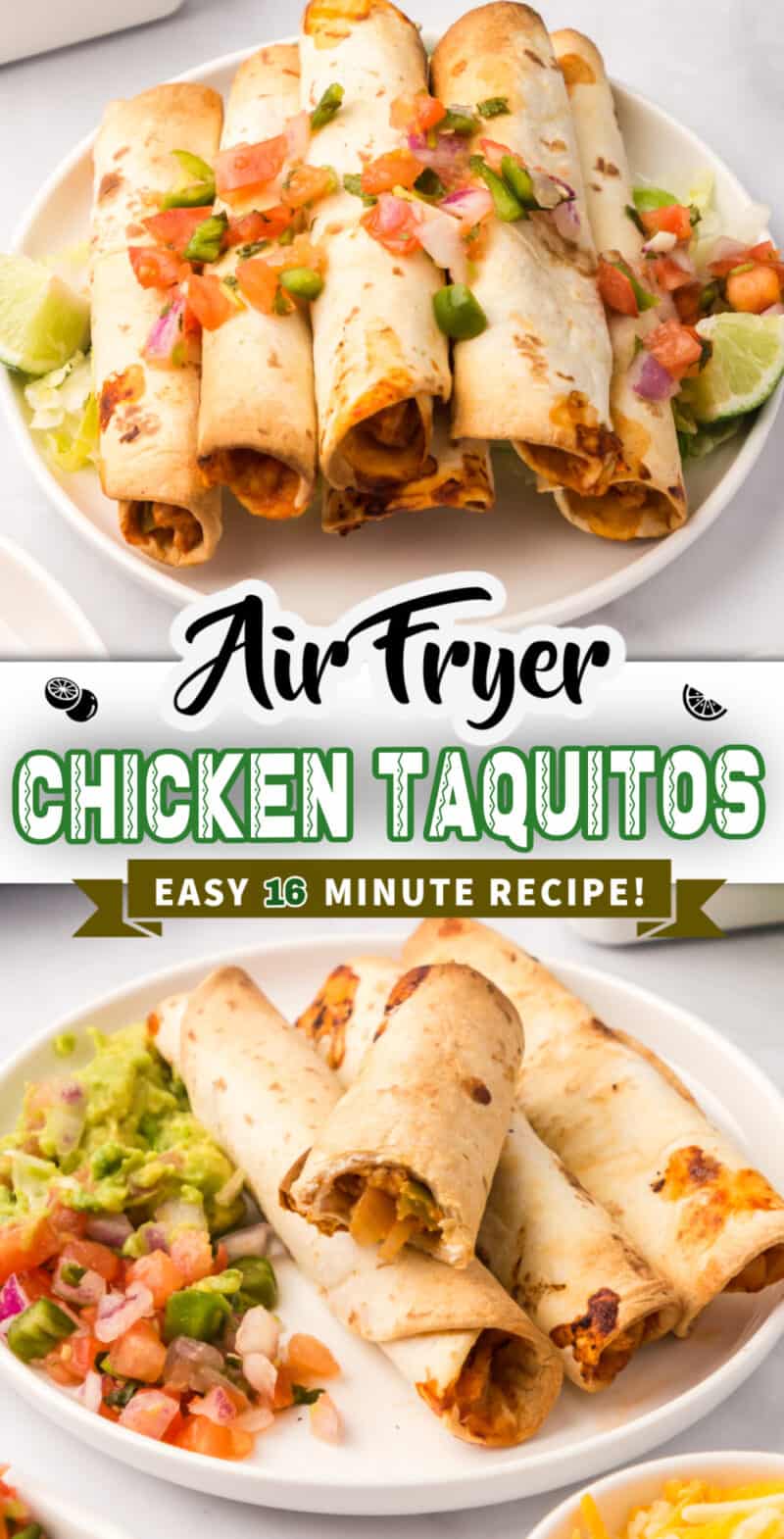 food, with Chicken Taquitos
