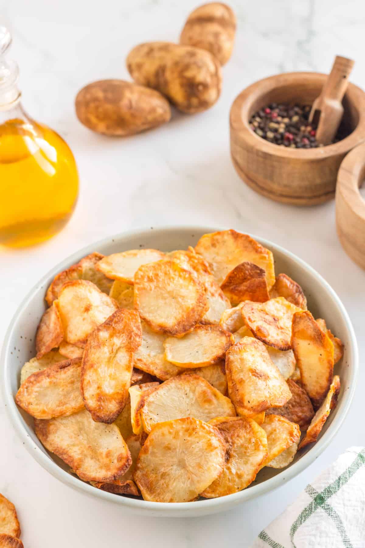 food, with Air Fryer Potato Chips