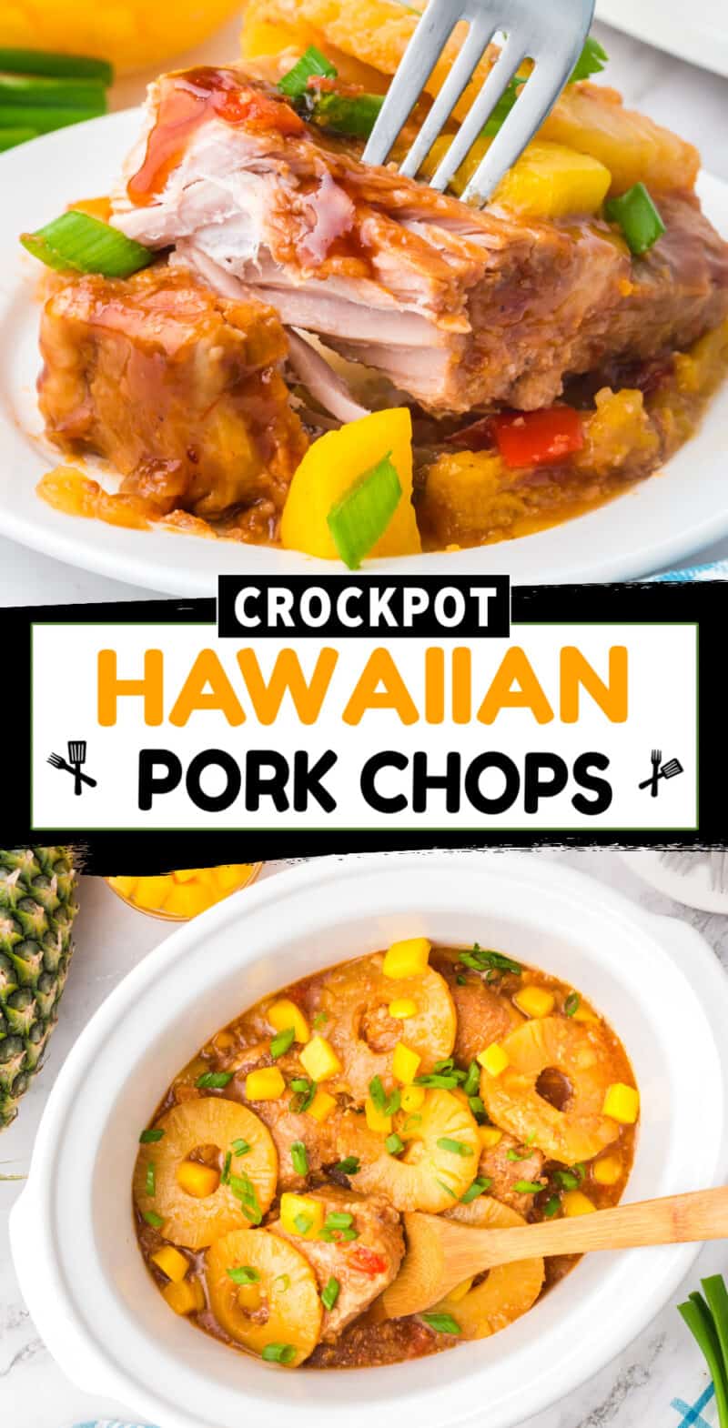 food, with Slow Cooker Hawaiian Pork Chops