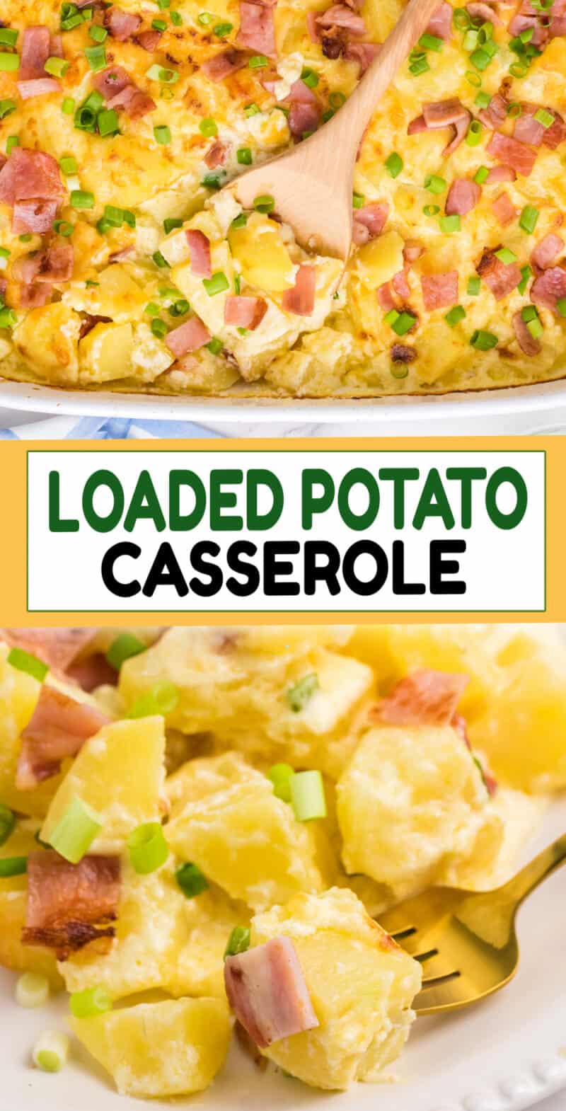 food, with Loaded Potato Casserole
