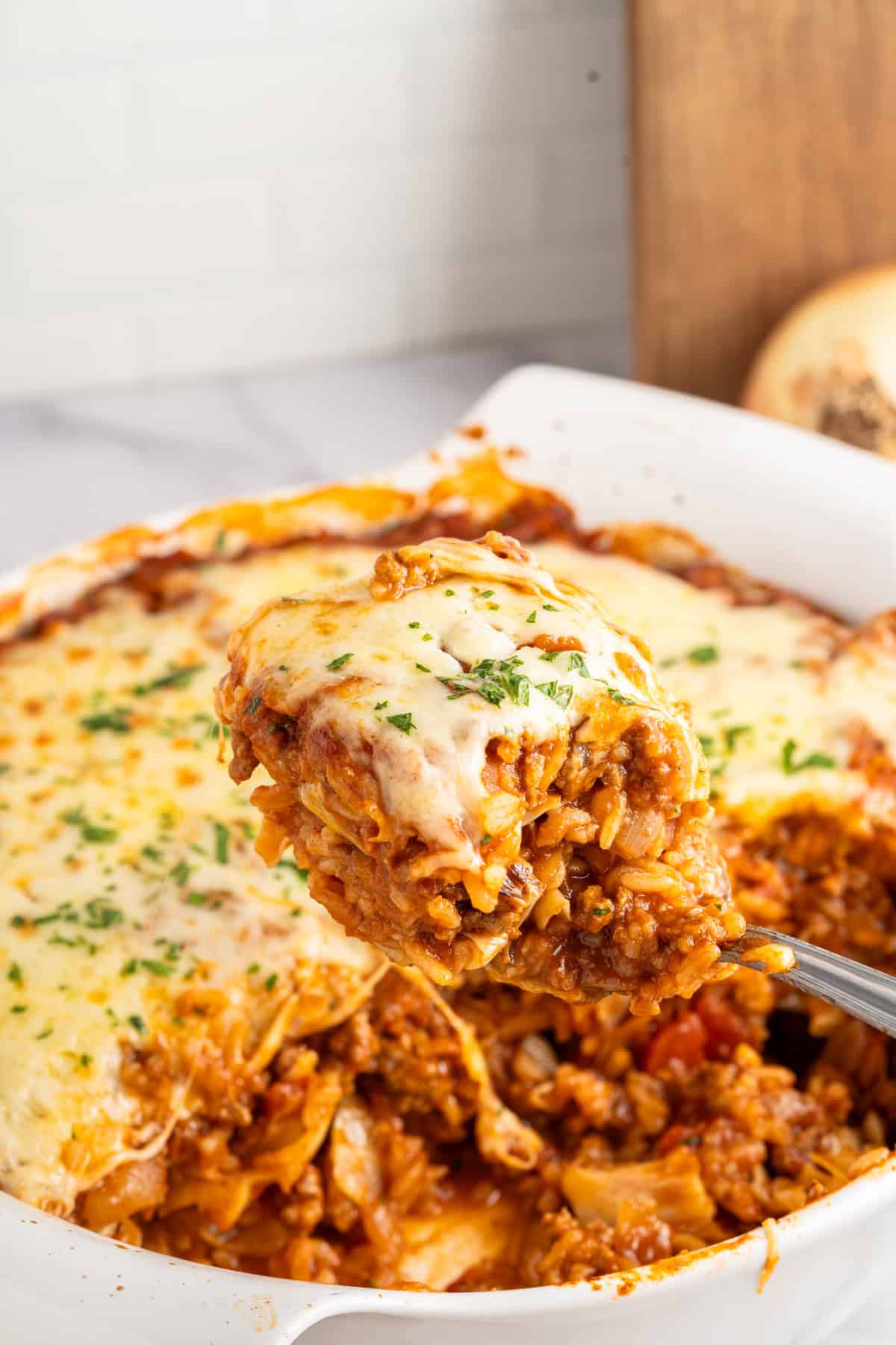 food, with Stuffed Cabbage Casserole