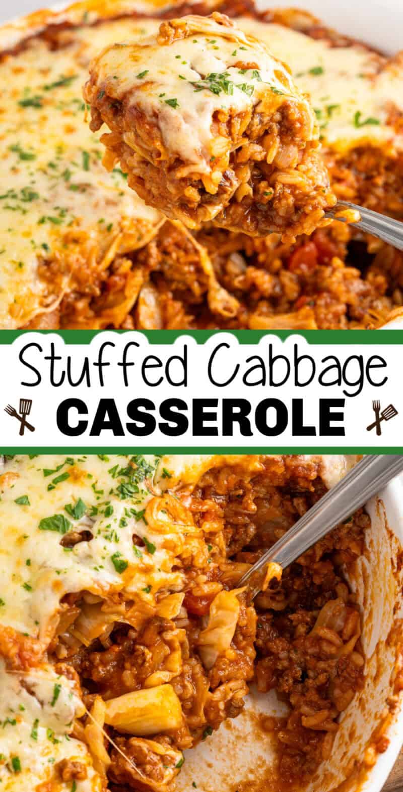 food, with Stuffed Cabbage Casserole