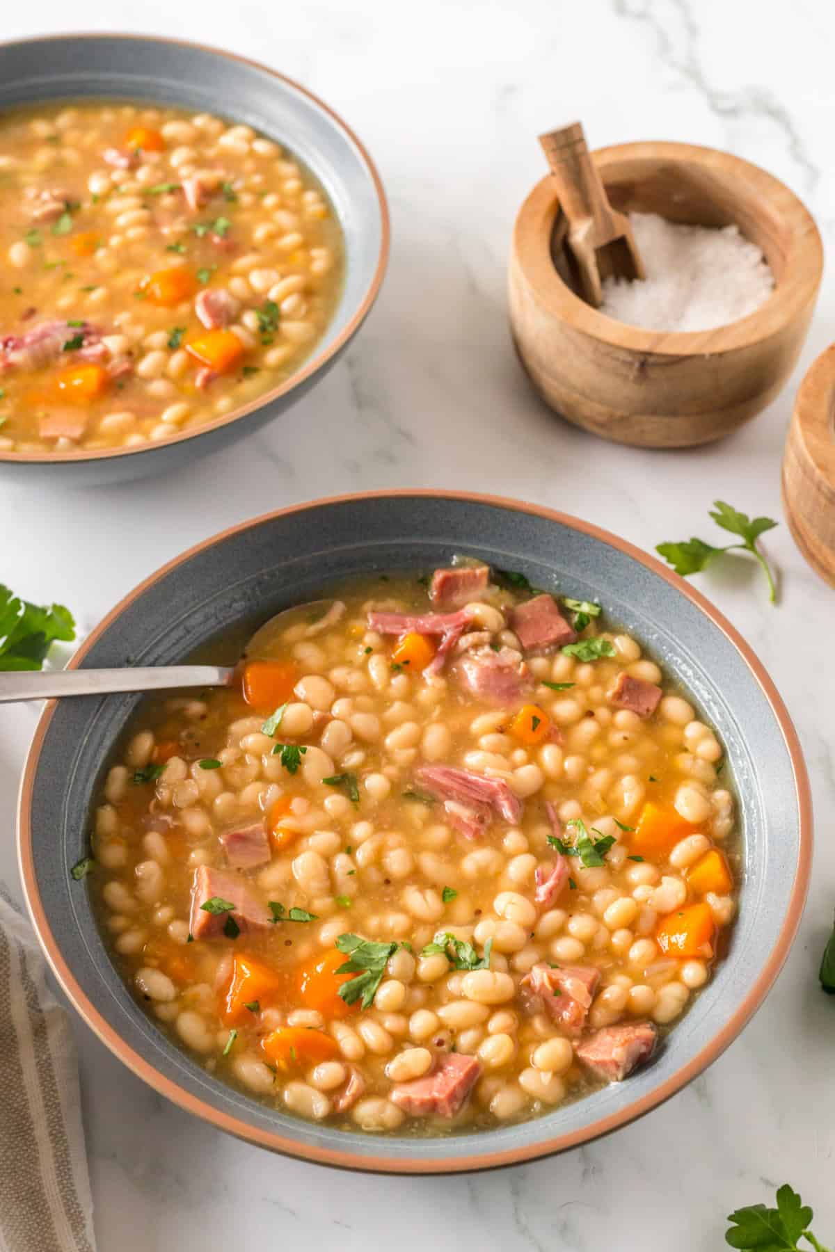 food, with Crockpot Ham and Bean Soup