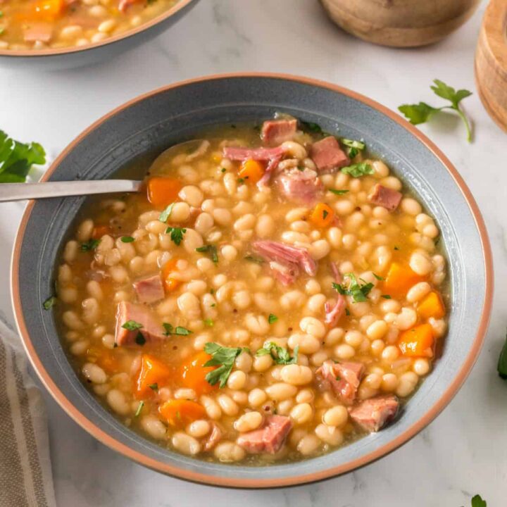 food, with Crockpot Ham and Bean Soup