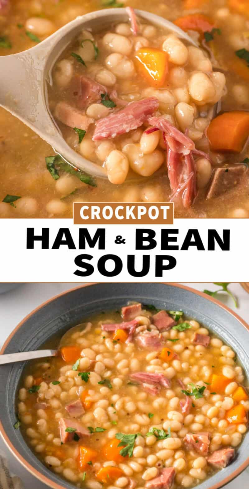 food, with Crockpot Ham and Bean Soup