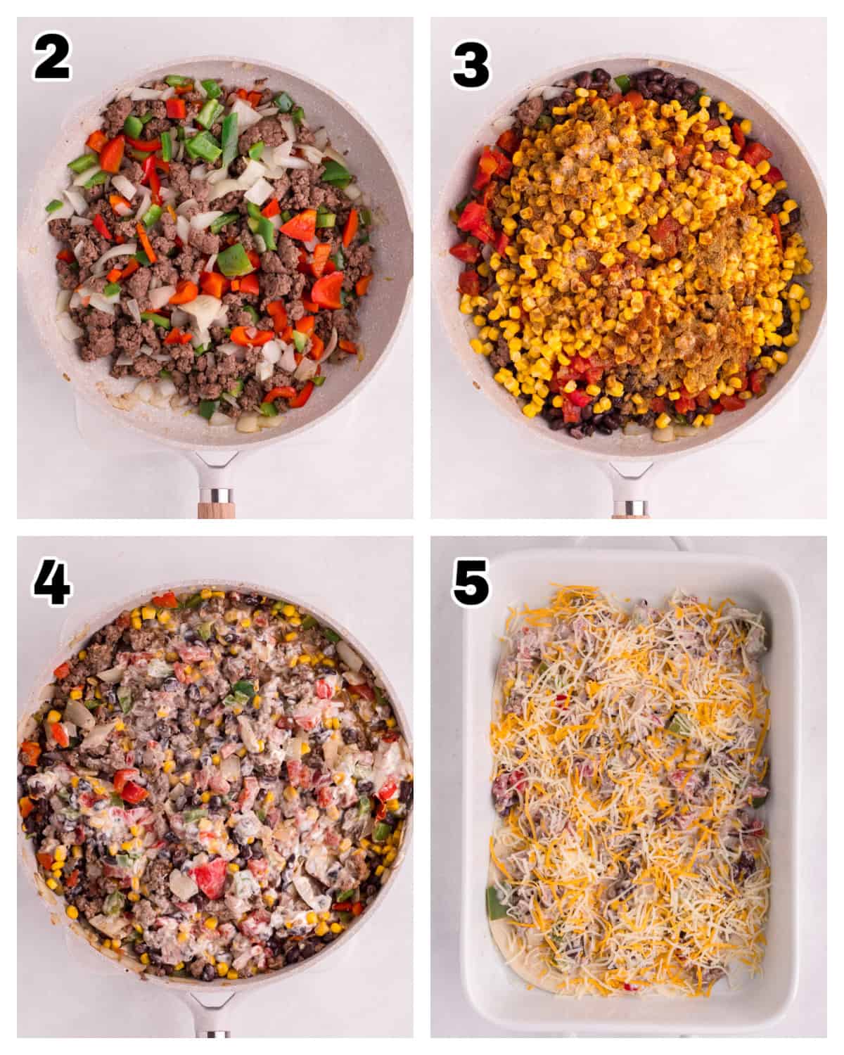 food, with Mexican Lasagna