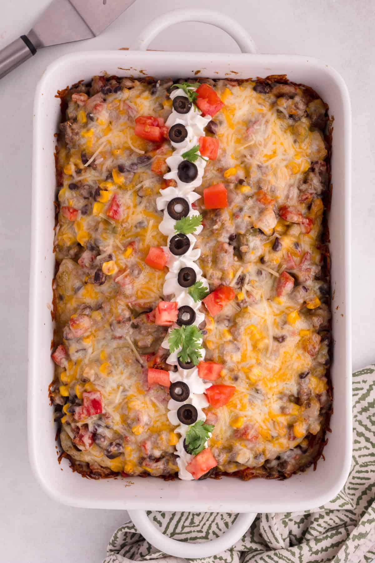 food, with Mexican Lasagna