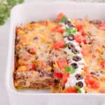 food, with Mexican Lasagna