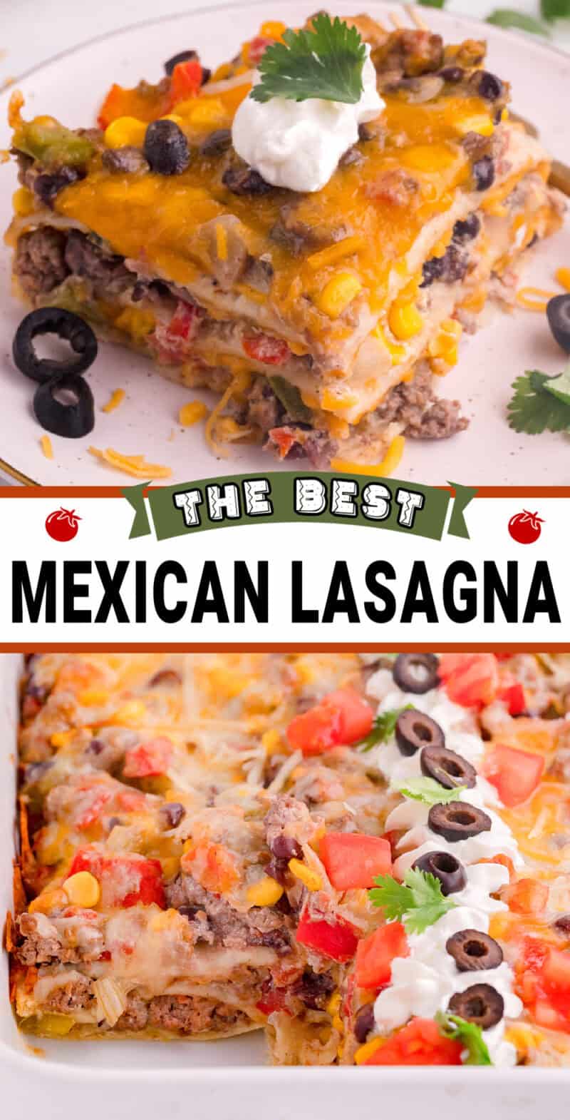 food, with Mexican Lasagna