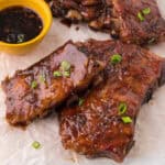 food, with Sticky Asian Ribs