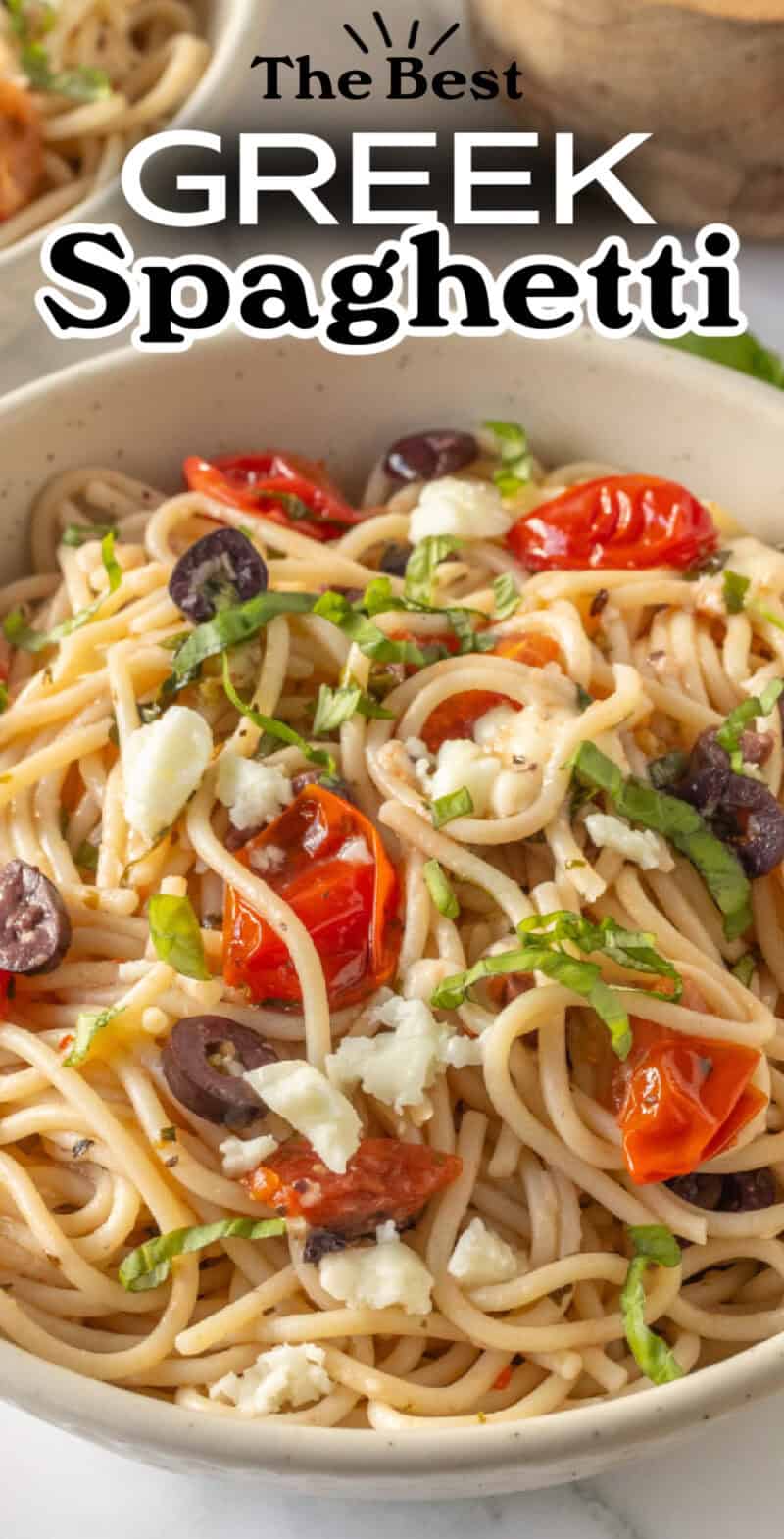 food, with Greek Spaghetti