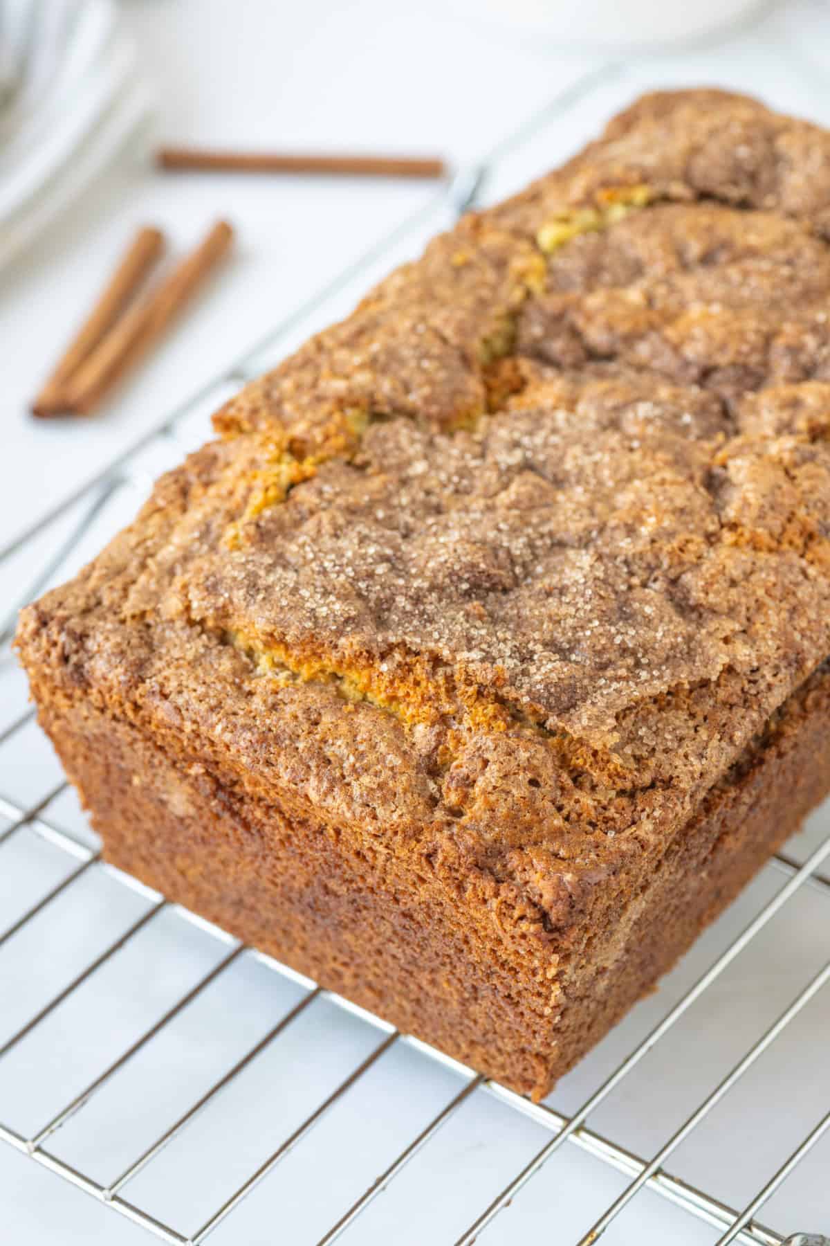 food, with Amish Cinnamon Bread