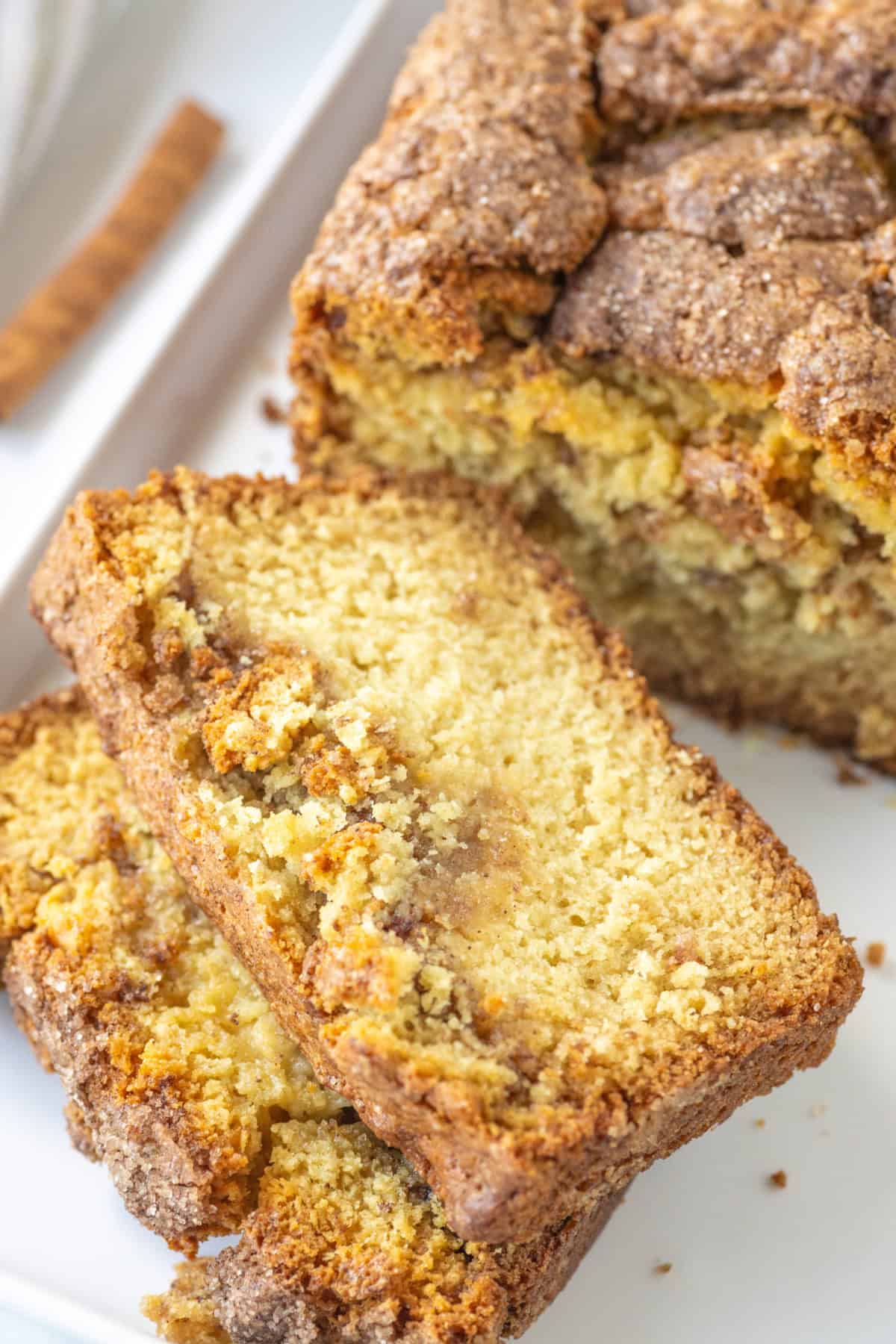 food, with Amish Cinnamon Bread
