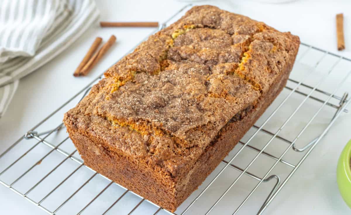 food, with Amish Cinnamon Bread