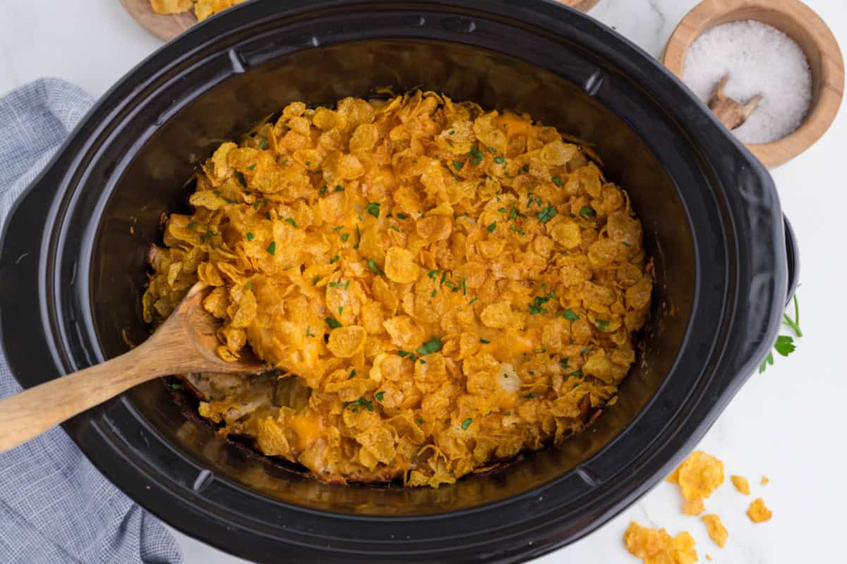 food, with Crockpot Funeral Potatoes