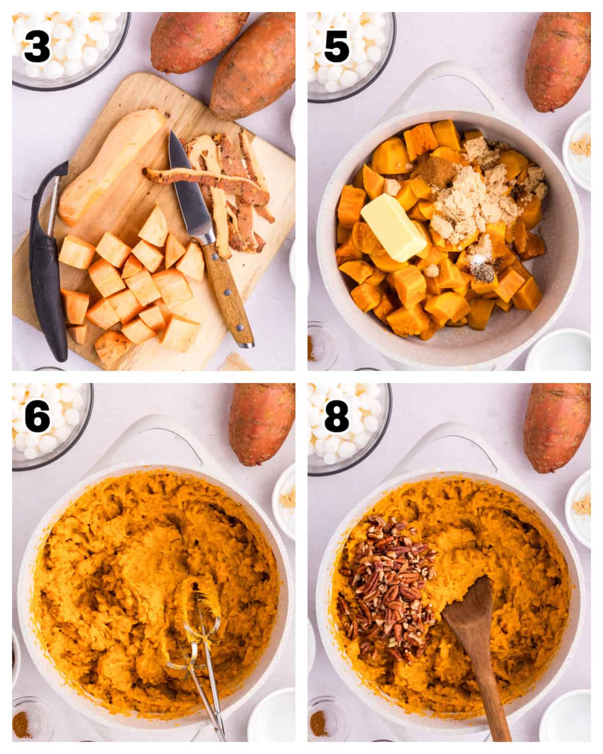 food, with Sweet Potato Casserole with Marshmallows