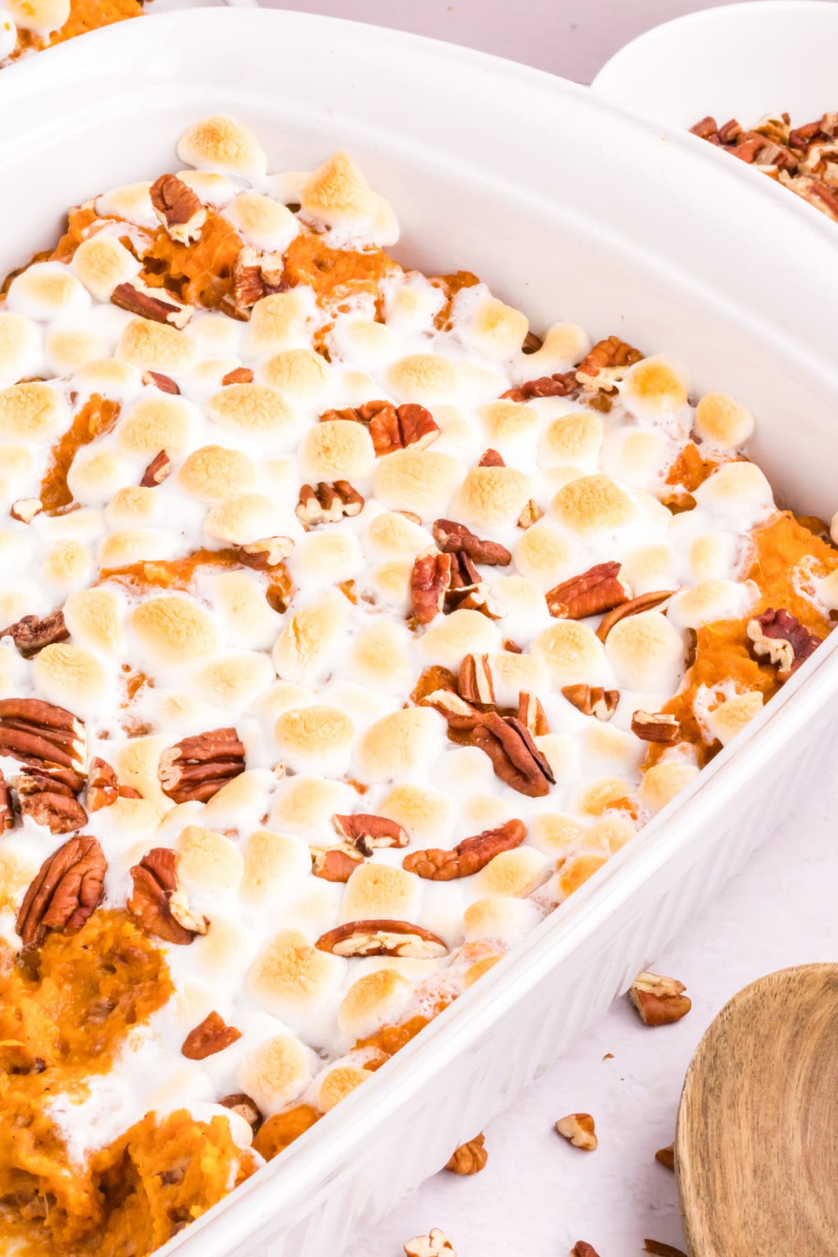 food, with Sweet Potato Casserole with Marshmallows
