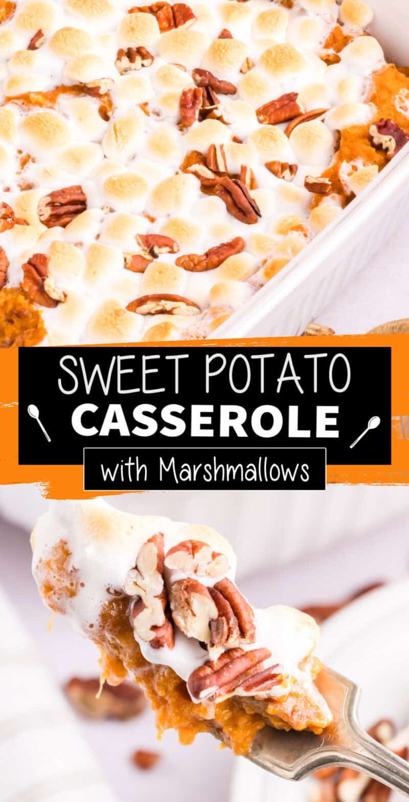 food, with Sweet Potato Casserole with Marshmallows