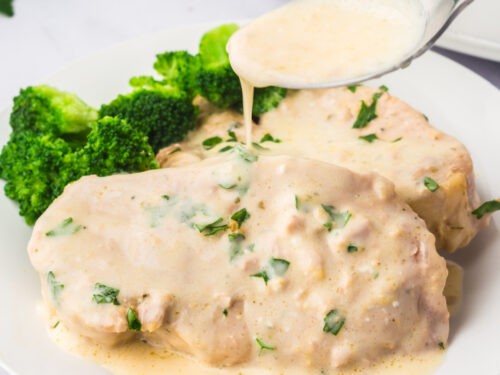 pork chops cream of chicken soup ranch dressing packet Slow Cooker Creamy Ranch Pork Chops