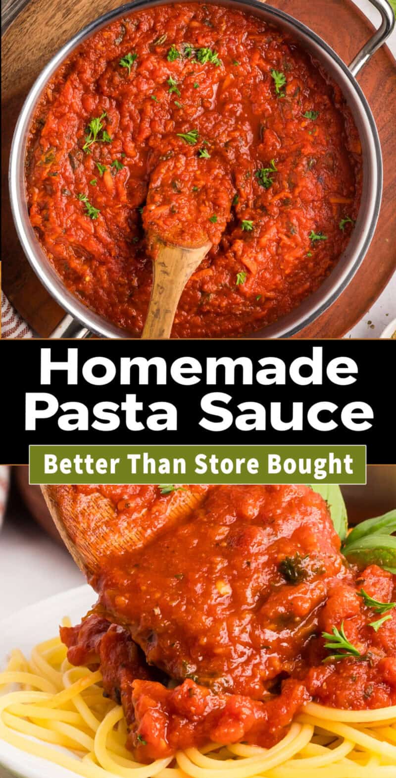 Homemade Spaghetti Sauce.