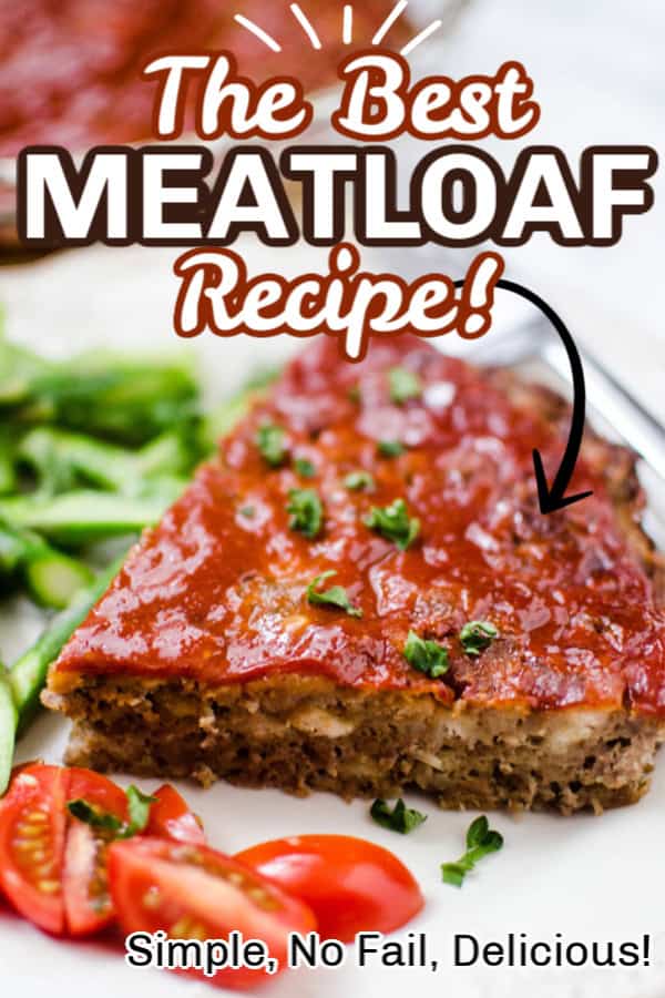 meatloaf made with stove top stuffing on a white plate.